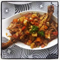 A picture of Braised chicken.