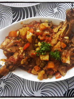 A picture of Braised chicken.