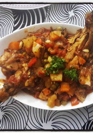 A picture of Braised chicken.