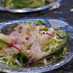 A picture of Easy and Elegant Sea Bream Carpaccio.