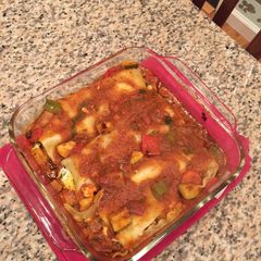 A picture of Veggies And Cheese Lasagna.