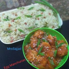 A picture of Egg Manchurian.