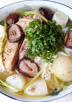Hình của món Bún GÀ.