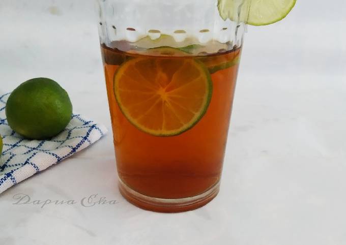 Resep: Teh jeruk nipis Enak Dan Mudah