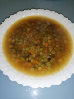 Una foto de Sopa de verduras