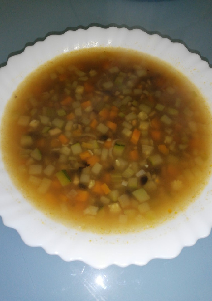 Una foto de Sopa de verduras
