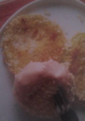 A picture of Oven-Fried green tomatillos.