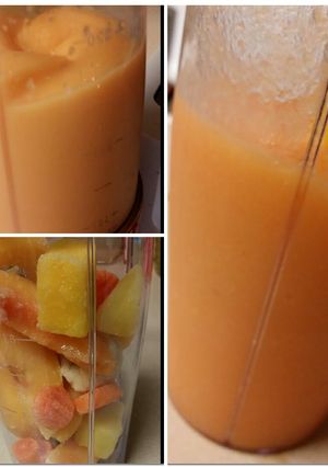A picture of Alee's Peachy Smoothie Fix.