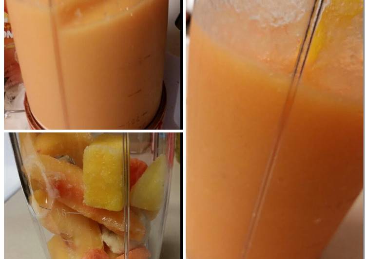 Easiest Way to Make Super Quick Homemade Alee&#39;s Peachy Smoothie Fix