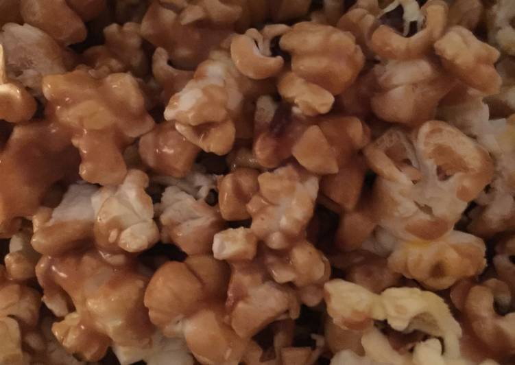 Easiest Way to Prepare Homemade Crazy Peanut Butter Popcorn