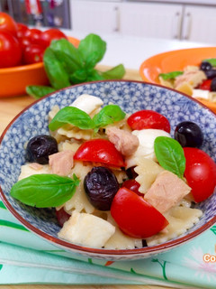 Una foto de Ensalada de pasta - Receta Italiana