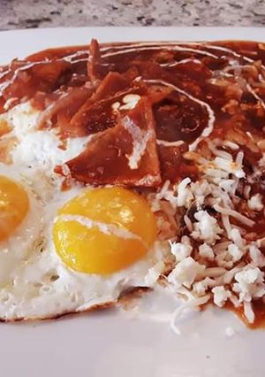 Una foto de Salsa para chilaquiles rojos apta para régimen keto y low carb