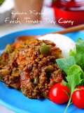 Summery Dry Curry With Fresh Tomatoes