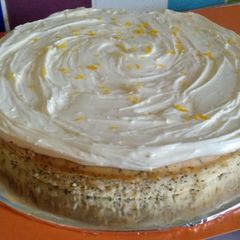 A picture of Vickys Orange Poppy Seed Cake, GF DF EF SF NF.