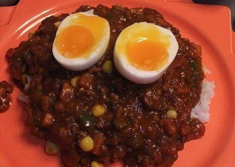 Recipe of Award-winning Tomato Keema Curry Using Store-bought Curry Roux