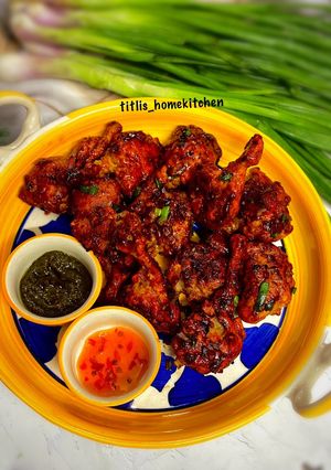 A picture of Chicken Lollipop.
