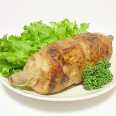 A picture of Manga-Like Meat on a Stick.