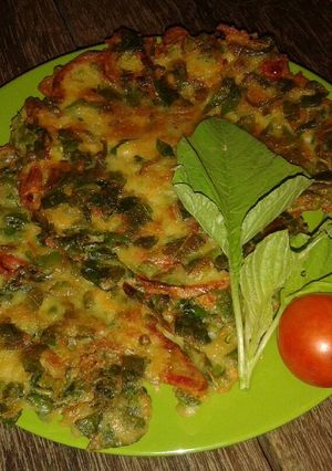 Foto resep Pizza Bayam