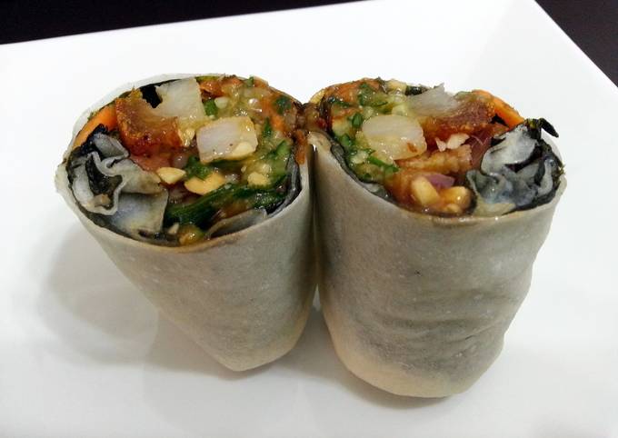 Recipe of Favorite Asian Style Burrito /Popiah Roll