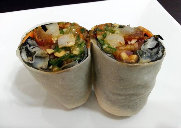 Recipe of Any-night-of-the-week Asian Style Burrito /Popiah Roll