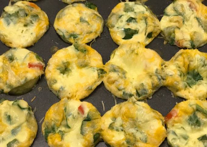 How to Prepare Perfect Spinach, Tomato, and Cheese Omelette Muffins