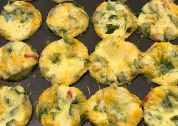 Recipe of Award-winning Spinach, Tomato, and Cheese Omelette Muffins