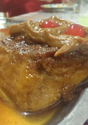 Una foto de Flan casero