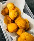 Deep fried cake batter