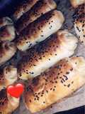 خبز تركي محشي 😋