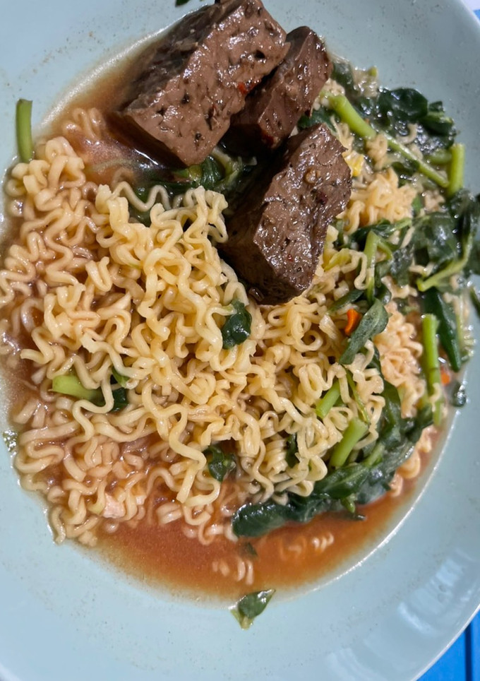 炒泡麵 番茄麵 的食譜成品照片