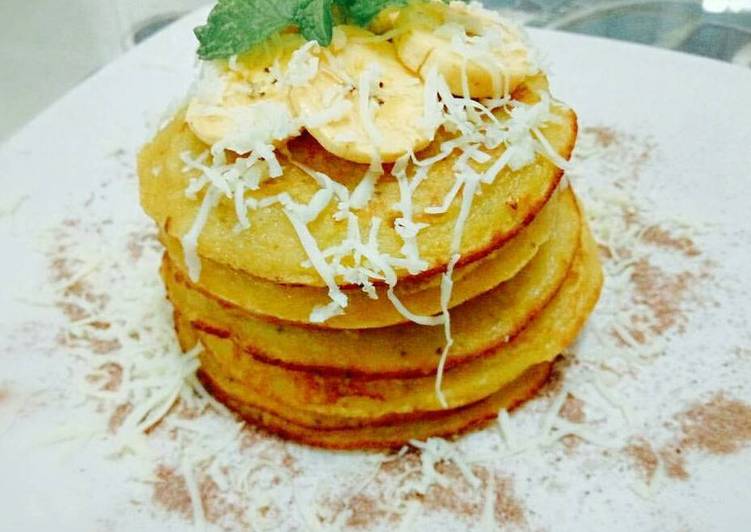 Banana Pancake Tabur Milo