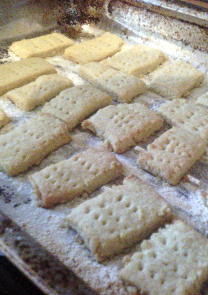 A picture of cinnamon shortbread.