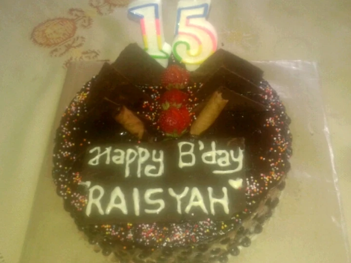 Cara Simple Membikin Resep  Kue ultah cokelat yang Sempurna, Enak Banget