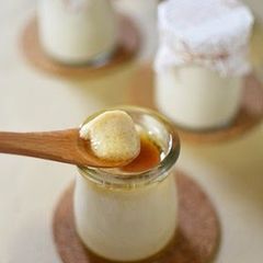 A picture of Marron Chestnut Pudding with Agar.