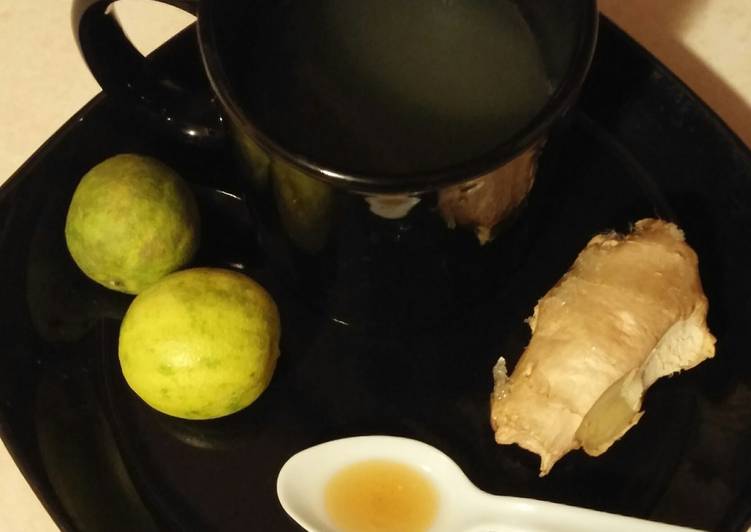 Recipe of Award-winning Ken&#39;s Soothing Ginger-Key Lime Tea