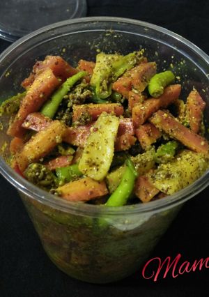 A picture of Carrot, Reddish,green chilli pickle(winter special Aachar).
