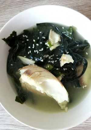 Foto resep Sop ikan rumput laut