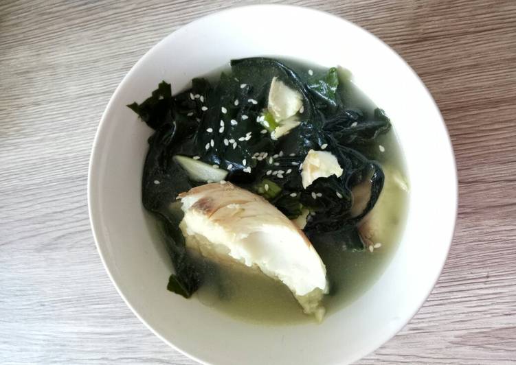 Langkah meracik Sop ikan rumput laut Lezat