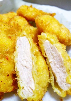 A picture of Tender Chicken Cutlets for Bento.