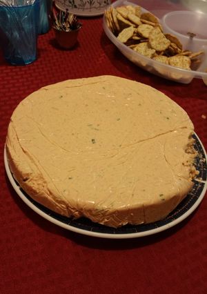 A picture of Holiday Shrimp Mold.