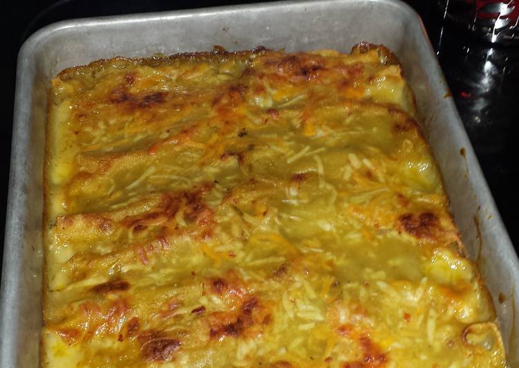 Steps to Prepare Ultimate Chicken enchiladas that make your mouth  sing I&#39;m so happy !