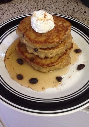 A picture of Oatmeal raisins Pancakes Cookies.