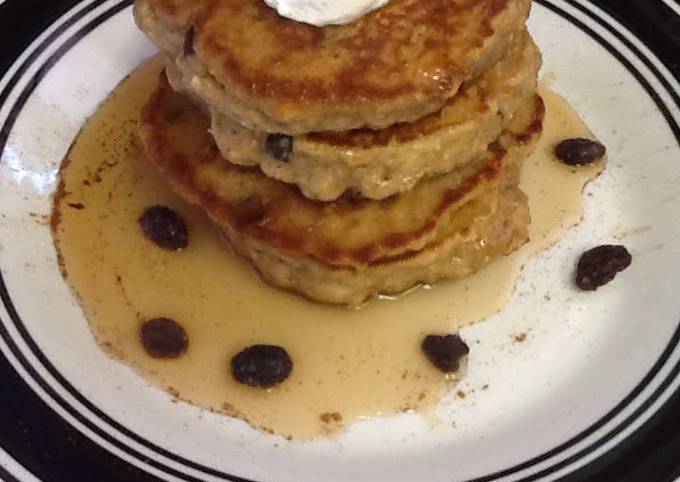 Steps to Prepare Gordon Ramsay Oatmeal raisins Pancakes Cookies