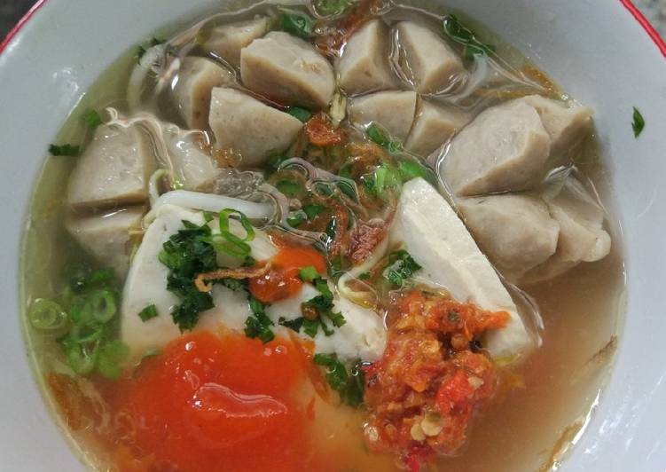 Sop Bakso Tahu Simpel