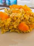 Risotto alla zucca e rosmarino con quinoa tricolore