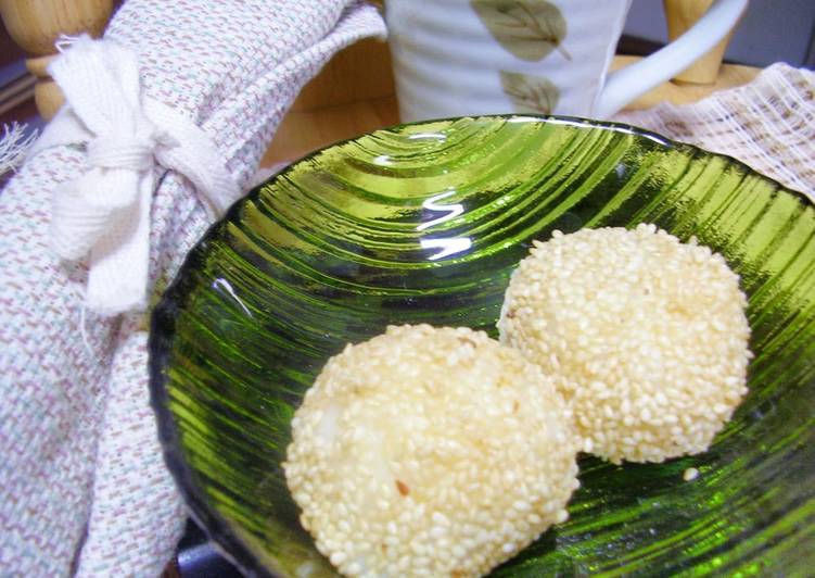 How to Prepare Perfect Chewy Non-fried Sesame Balls