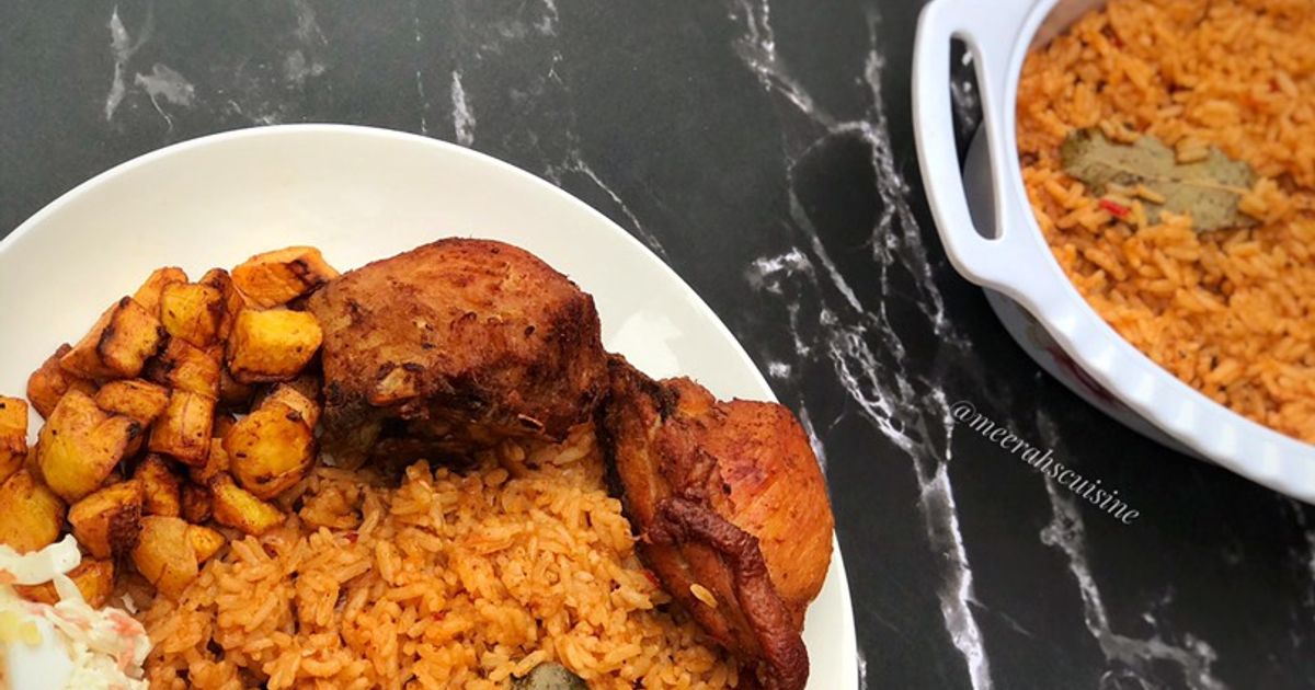 Jollof Rice Recipe by Meerah's Cuisine - Cookpad