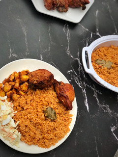 A picture of Jollof rice.