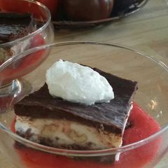 A picture of Frozen chunky monkey brownie bars.