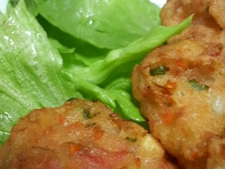 Easy Way Make Recipe Fluffy Ganmodoki Tofu Fritters with Sakura Shrimp that is Delicious, Appealing}